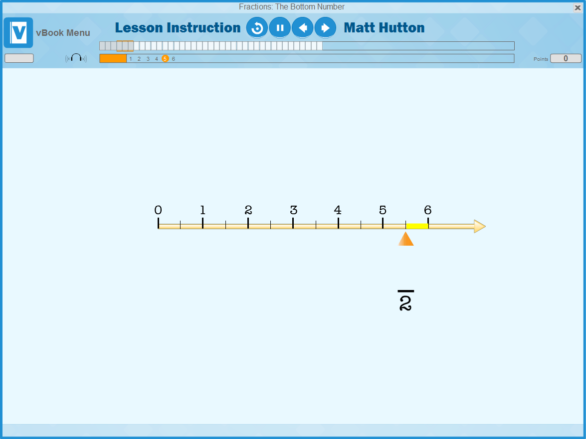 vBook Lesson Practice Example